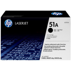 Q7551A | HP 51A Black Toner, prints up to 6,500 pages Image