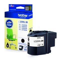 LC229XLBK | Original Brother LC-229XLBK Black ink, prints up to 2,400 pages, contains 48ml of ink Image
