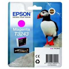Original Epson T3243 (C13T32434010) Ink cartridge magenta, 980 pages, 14ml Image