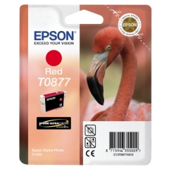 Original Epson T0877 (C13T08774010) Ink cartridge red, 915 pages, 11ml Image