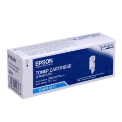 Epson C13S050671/0671 Toner cyan, 700 pages ISO/IEC 19798 for Epson AcuLaser C 1700 Image