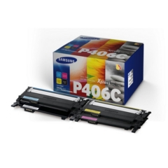 HP SU375A | Samsung CLT-P406C Multipack of Toners, BK (1,500 pages) + C, M & Y (1,000 pages) Image