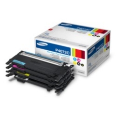HP SU382A | Samsung CLT-P4072C Multipack of Toners, BK (1,500 pages) + C, M & Y (1,000 pages) Image