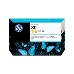C4848A | Original HP 80 Yellow Ink, 350ml, for HP DesignJet 1050 Image