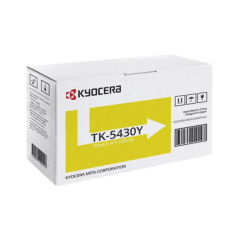 TK5430Y | Kyocera TK-5430C Yellow Toner, prints up to 1,250 pages Image