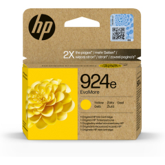 HP 924e EvoMore Yellow Original Ink Cartridge Image