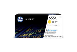 CF452A | HP 655A Yellow Toner, prints up to 10,500 pages