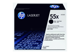 CE255X | HP 55X Black Toner, prints up to 12,500 pages