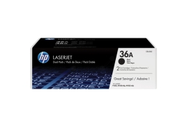 CB436AD | Twin pack of HP 36A Black Toners, 2 x 2,000 pages