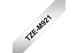Brother TZe-M921 label-making tape Black on metallic
