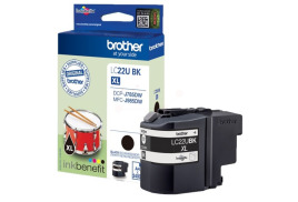 LC22UBK | Original Brother LC-22UBK Black ink, prints up to 2,400 pages