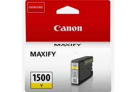9231B001 | Original Canon PGI-1500Y Yellow ink, contains 5ml of ink