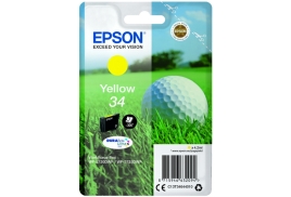 Original Epson 34 (C13T34644010) Ink cartridge yellow, 300 pages, 4ml