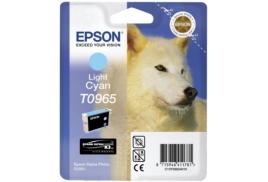 Original Epson T0965 (C13T09654010) Ink cartridge bright cyan, 865 pages, 11ml
