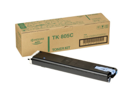 370AL510 | Original Kyocera TK-805C Cyan Toner, prints up to 10,000 pages