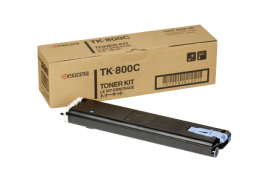 370PB5KL | Original Kyocera TK-800C Cyan Toner, prints up to 10,000 pages