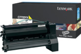 Lexmark C7722YX Toner cartridge yellow, 15K pages/5% for Lexmark C 772