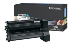Lexmark C7702CS Toner cartridge cyan, 6K pages/5% for Lexmark C 770/772