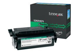 Lexmark 12A5140 Toner cartridge black remanufactured, 25K pages/5% for Lexmark T 610