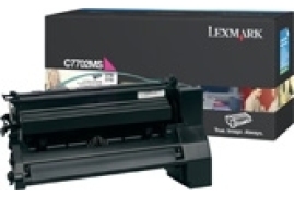 Lexmark C7702MS Toner cartridge magenta, 6K pages/5% for Lexmark C 770/772