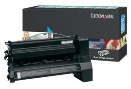 Lexmark C780H1CG Toner cartridge cyan return program, 10K pages/5% for Lexmark C 780/782