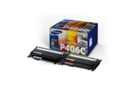 HP SU375A | Samsung CLT-P406C Multipack of Toners, BK (1,500 pages) + C, M & Y (1,000 pages)