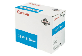 0453B002 | Original Canon C-EXV21 Cyan Toner, prints up to 14,000 pages