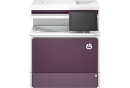 HP LaserJet Color Enterprise MFP 5800dn Printer, Print, copy, scan, fax (optional), Automatic document feeder; Optional high-capacity trays; Touchscreen; TerraJet cartridge