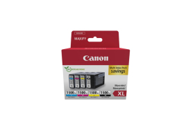 9182B010 | Multipack of Canon PGI-1500XL inks, 4 pc(s), Black, Cyan, Magenta, Yellow