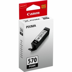 Canon PGI-570PGBK Black ink, contains 15ml of ink, 0372C001 Image