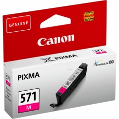 Canon CLI-571M Magenta ink, contains 7ml of ink, 0387C001 Image