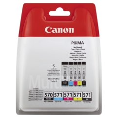 Canon PGI-570BK / CLI-571 BK/C/M/Y Ink Cartridge Multipack Image
