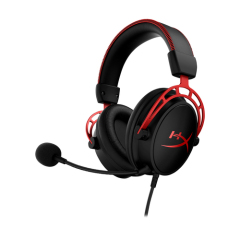 HyperX Cloud Alpha - Gaming Headset (Black-Red) (HX-HSCA-RD/EM) Wired Head-band Black, Red Image