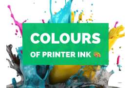 Colours of printer ink
