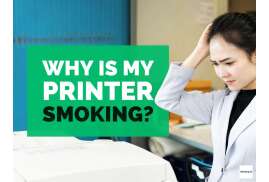 Why is my printer smoking?