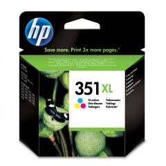 Original HP 351XL (CB338EE) Ink color, 580 pages, 14ml Image