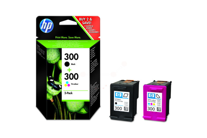 HP 300 ComboPack Zwart Kleur Inktcartridges CN637EE HP 300 ComboPack Zwart Kleur Inktcartridges CN637EE