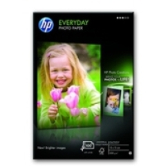HP Everyday Photo Paper, Glossy, 200 g/m2, 10 x 15 cm (101 x 152 mm), 100 sheets Image