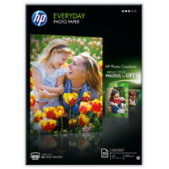 HP Everyday Photo Paper, Glossy, 200 g/m2, A4 (210 x 297 mm), 25 sheets Image