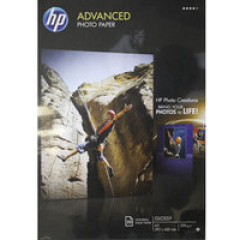 HP Advanced Photo Paper, Glossy, 250 g/m2, A3 (297 x 420 mm), 20 sheets Image
