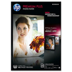 HP Premium Plus Photo Paper, Satin, 300 g/m2, A4 (210 x 297 mm), 20 sheets Image