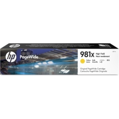 Original HP 981X (L0R11A) Ink cartridge yellow, 10K pages, 114ml Image