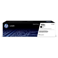 W1106A | HP 106A Black Toner, prints up to 1,000 pages Image