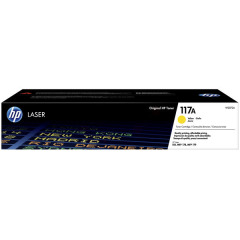 W2072A | HP 117A Yellow Toner, prints up to 700 pages Image