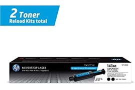 W1143AD | Twin pack of HP 143A Black Toners, 2 x 2,500 pages