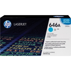 CE031A | HP 646A Cyan Toner, prints up to 12,500 pages Image