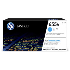 CF451A | HP 655A Cyan Toner, prints up to 10,500 pages Image