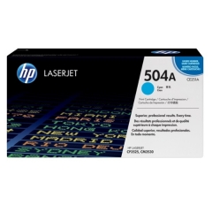 CE251A | HP 504A Cyan Toner, prints up to 7,000 pages Image