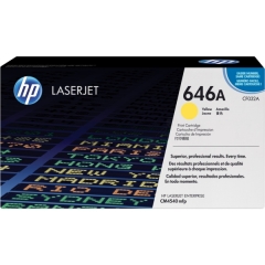 CE032A | HP 646A Yellow Toner, prints up to 12,500 pages Image