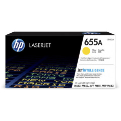 CF452A | HP 655A Yellow Toner, prints up to 10,500 pages Image